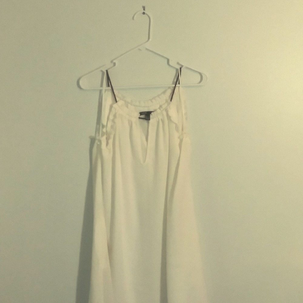 Sleeveless shirt dress